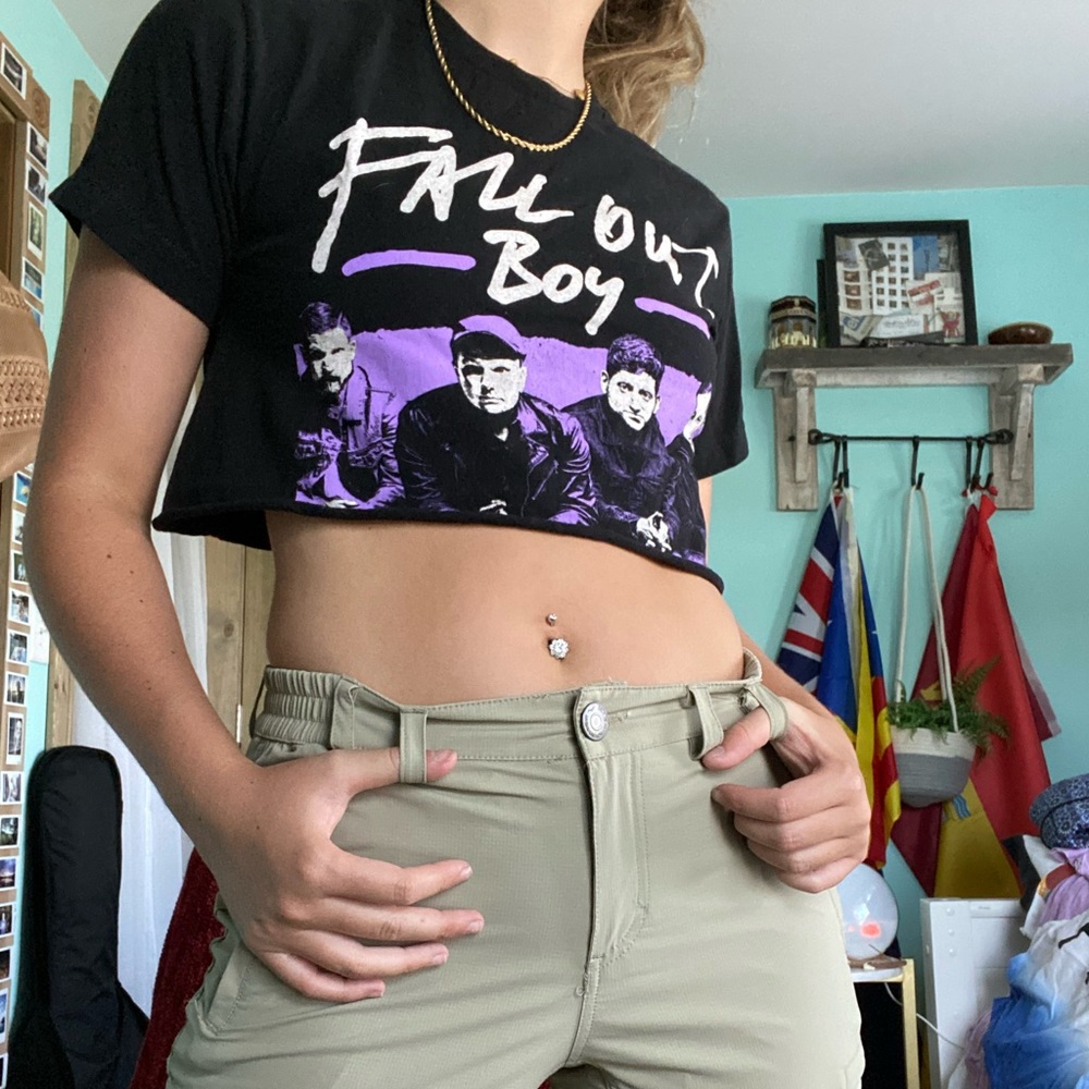 Fall Out Boy Tour Crop-top
